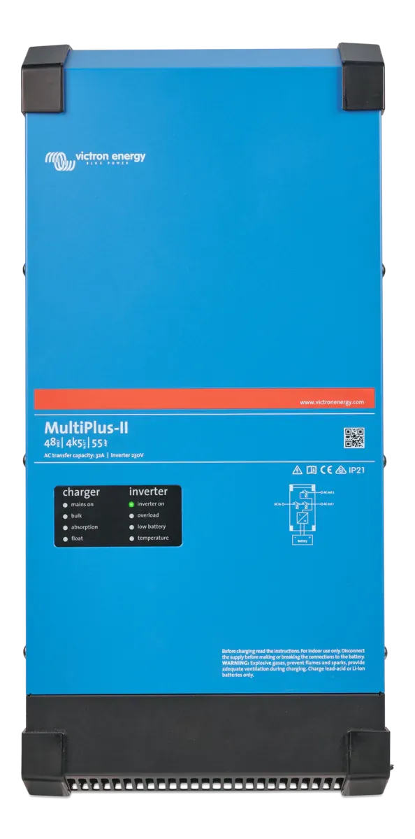 MultiPlus-II 48/4k5/55-32 230V – nowy model o mocy ciągłej 4000 W przy 25°C